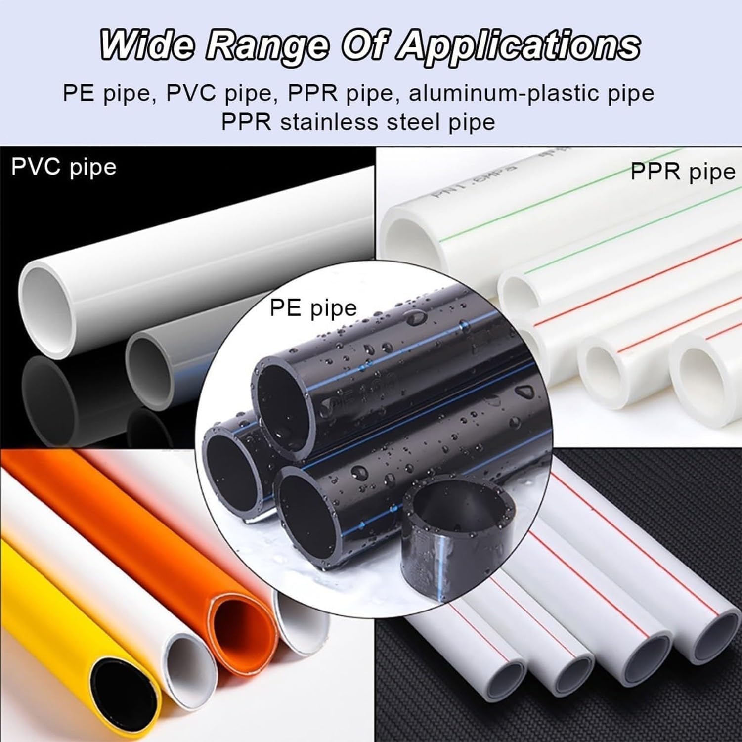 Vanne d'arrêt à connexion rapide, vanne en plastique T,, 63mm, 63mm