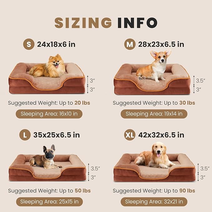Cama Ortopédica para Perros Grande 107x81 cm Lavable miniatura 5