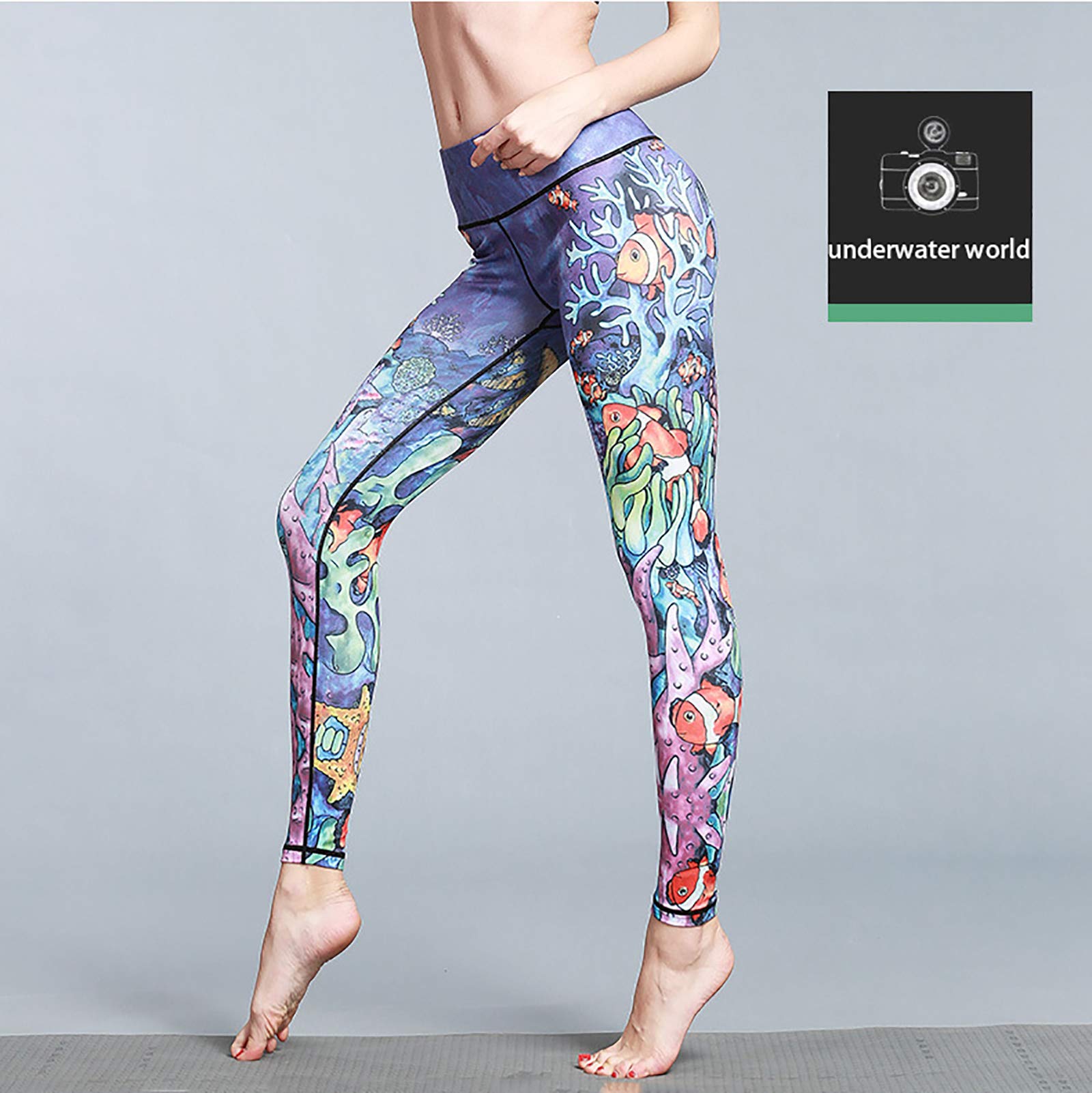 GYDD Pantalon Yoga Femmes, Fille Haute Taille Tummy Control Pantalon Respirant À Séchage Rapide, Ms Workout Running Stretching Legging Leggings Collants Remise en Forme