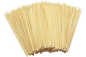 Hysagtek 6 Inch Wood Skewers for Chocolate Fountains, Fondue and More