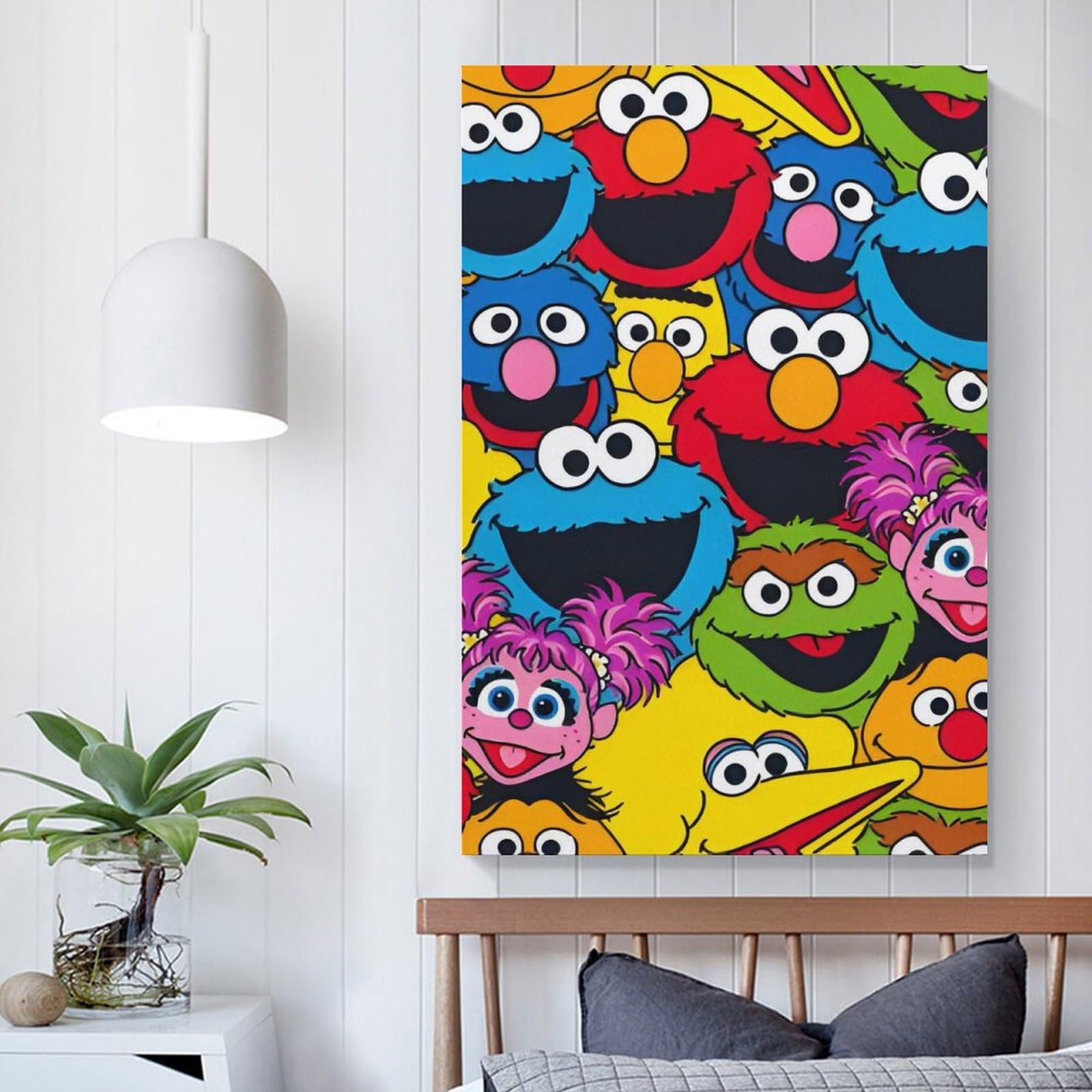 Amazon.co.jp: セサミストリート アートポスター 飾り絵 かわいい