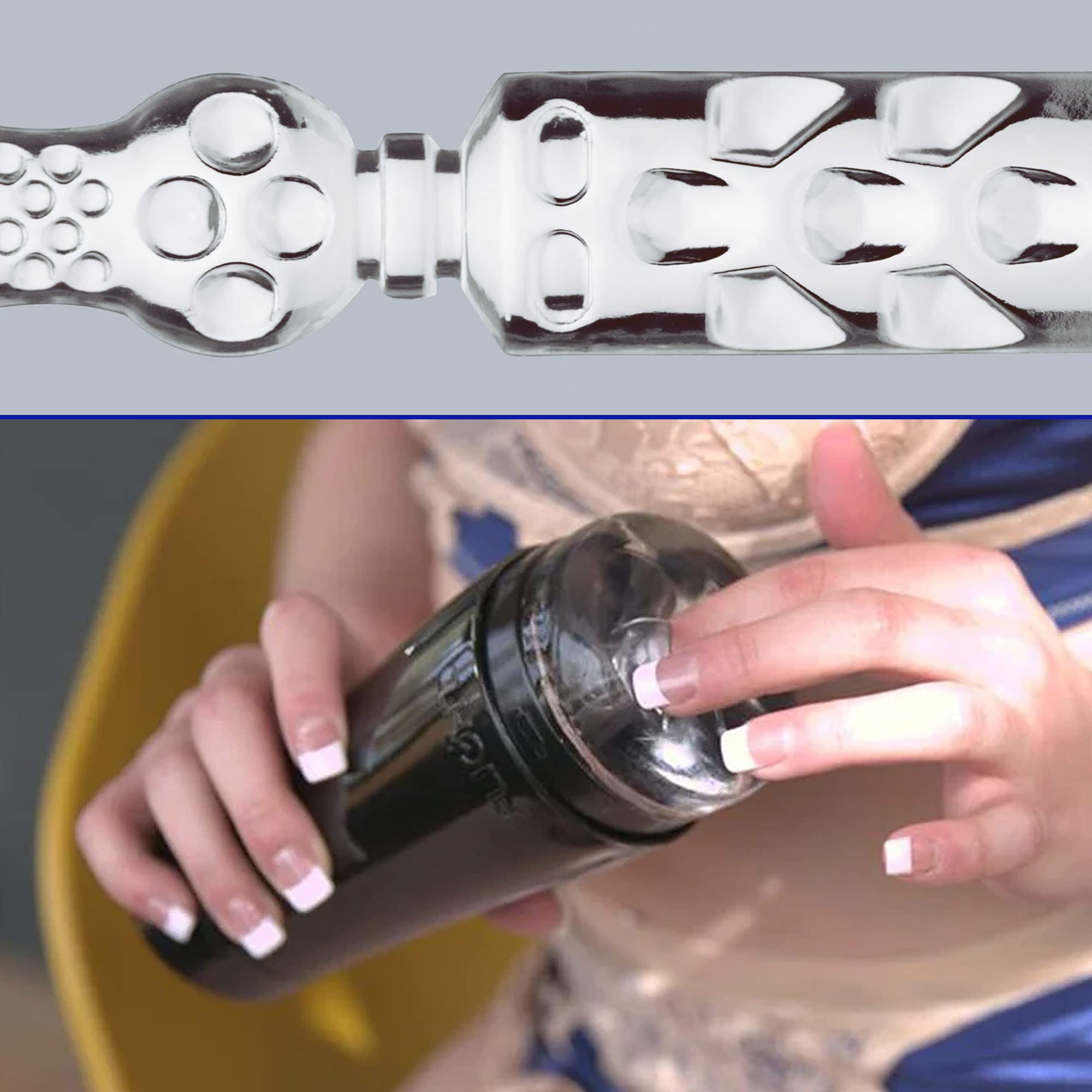 Fleshlight - Flight Pilot - Masturbador Masculino - Sensación Hiperrealista – Material SuperSkin – Con Cambios de Anchura en el Canal - Discreto para Viajar – Seguro y Duradero