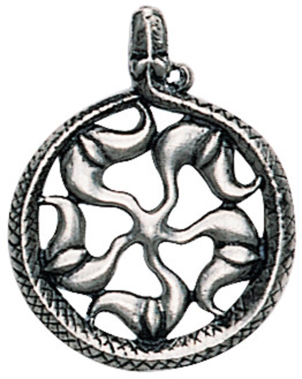 Enchanted Jewelry Trove of Valhalla Sunwheel for Wealth and Abundance Charm Amulet Talisman Pendant