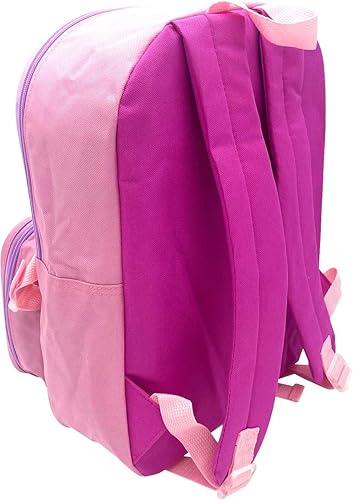 Miniatura 6 de Fast Forward Mochila con licencia para niños de 15 pulgadas con set combinado de lonchera (Hello Kitty)