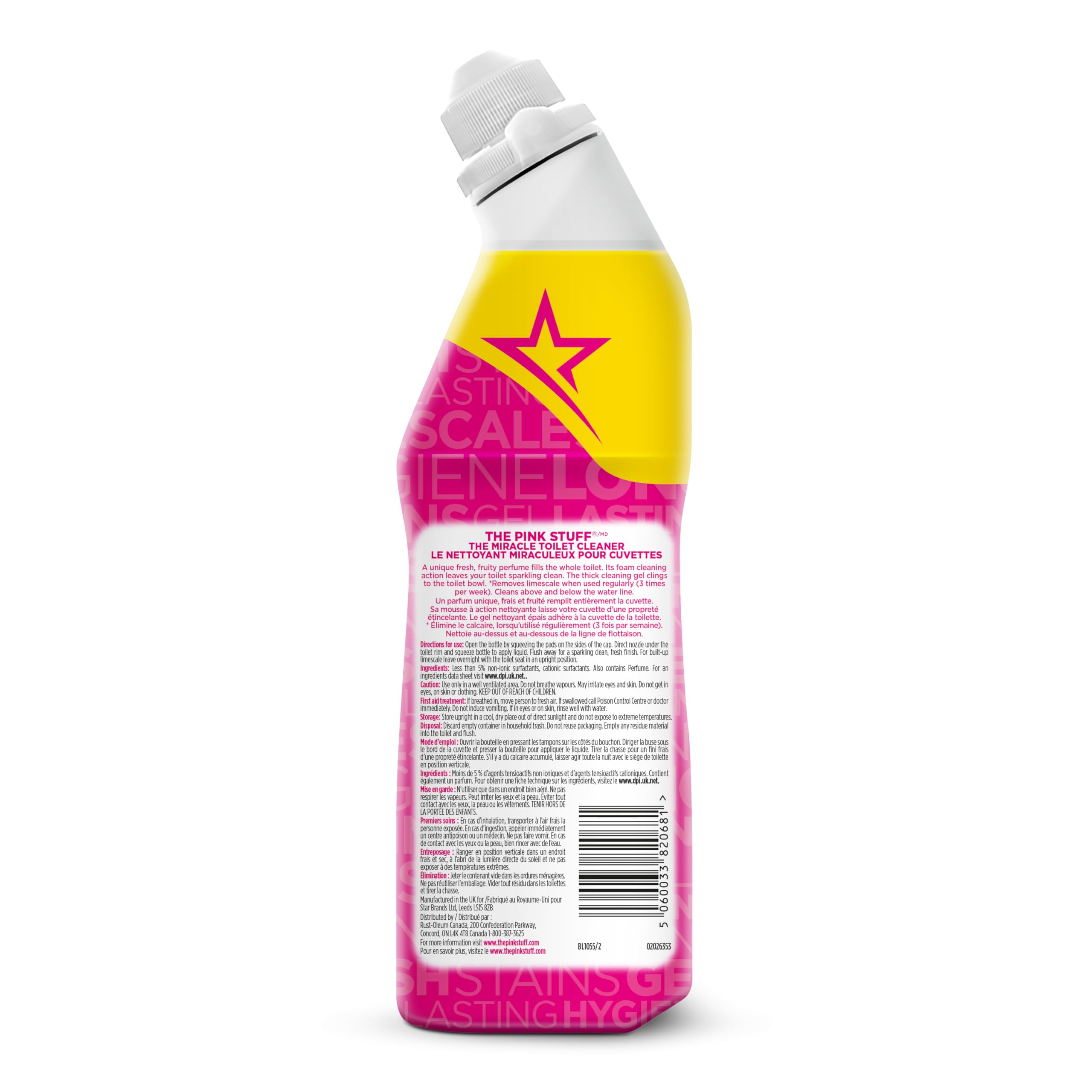 Stardrops The Pink Stuff Miracle - Limpiador de inodoro (750 ml)