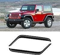Vista 152 de Visera de ventana para Jeep Cherokee 1984-2001 (Excluye Modelo Limited), Protectores Guards Shields de lluvia de canal exterior, Deflector
