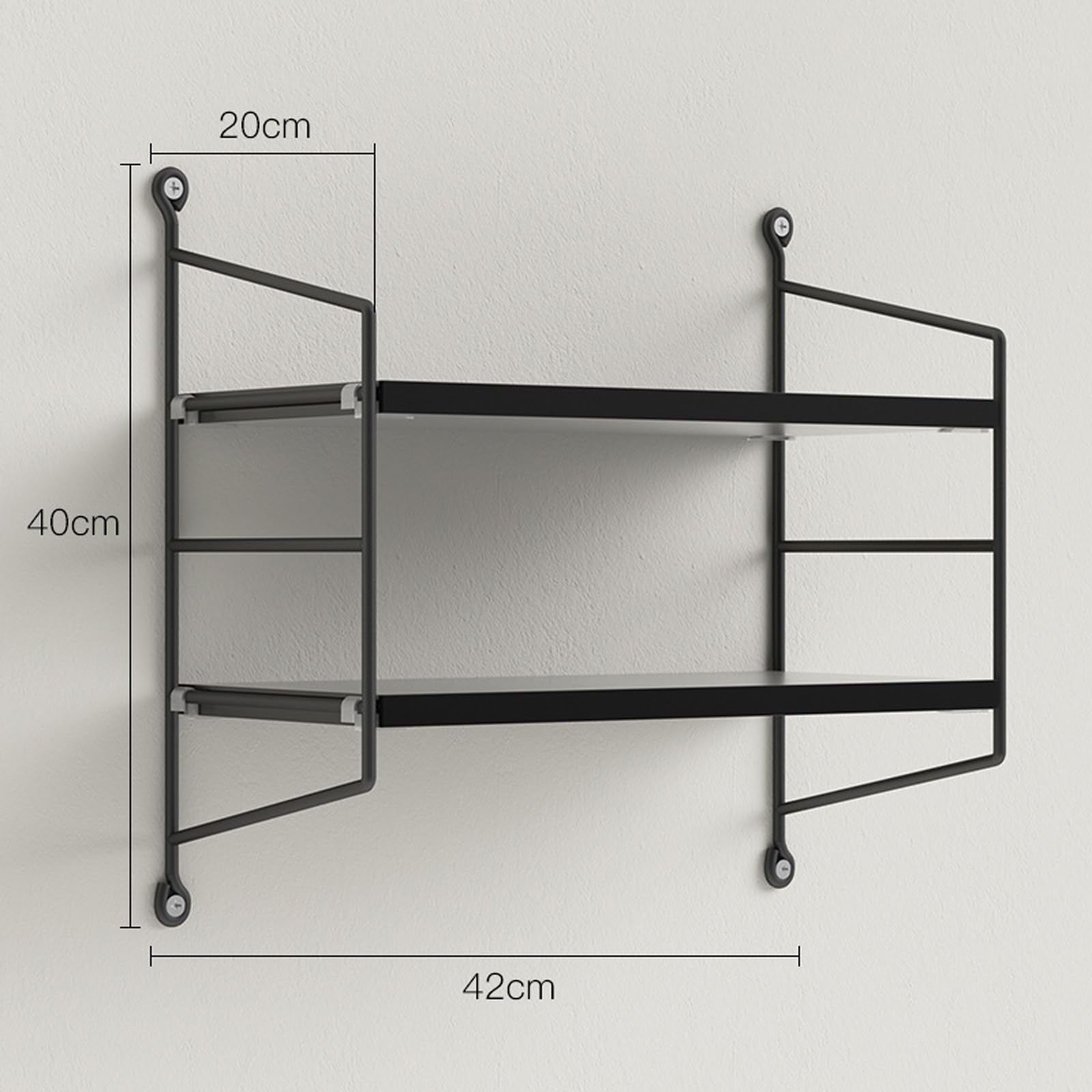 Scaffale Multimediale da Parete,Scaffale Multimediale da Parete,Supporto A Muro per Console,Supporto da Parete per TV con Mensola,Supporto TV Sospeso per Proiettore