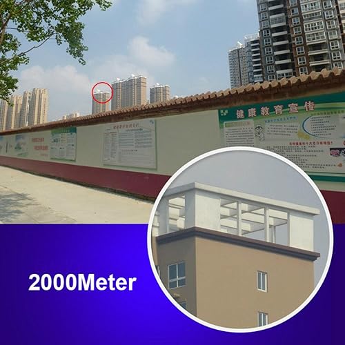 Miniatura 2 de Luhao 40x22 HD Potentes prismáticos 2000M largo alcance plegable mini telescopio profesional de caza telescopio zoom militar HD BAK4 FMC óptica para