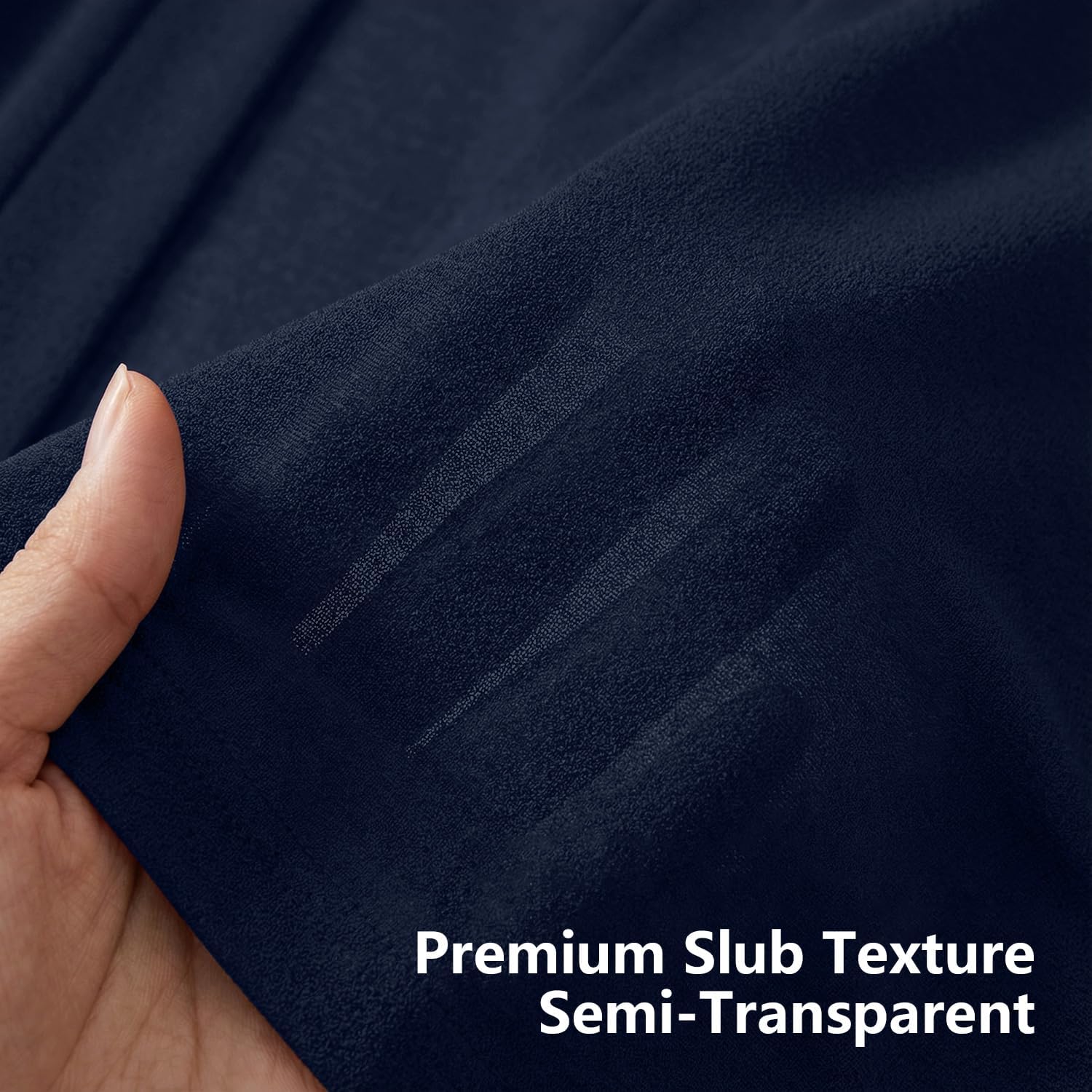 Womens Summer Loose Fit Lightweight Cardigan 3/4 Sleeve Open Front Sheer Cover Ups Hight Low Hem with Pockets - Image 3