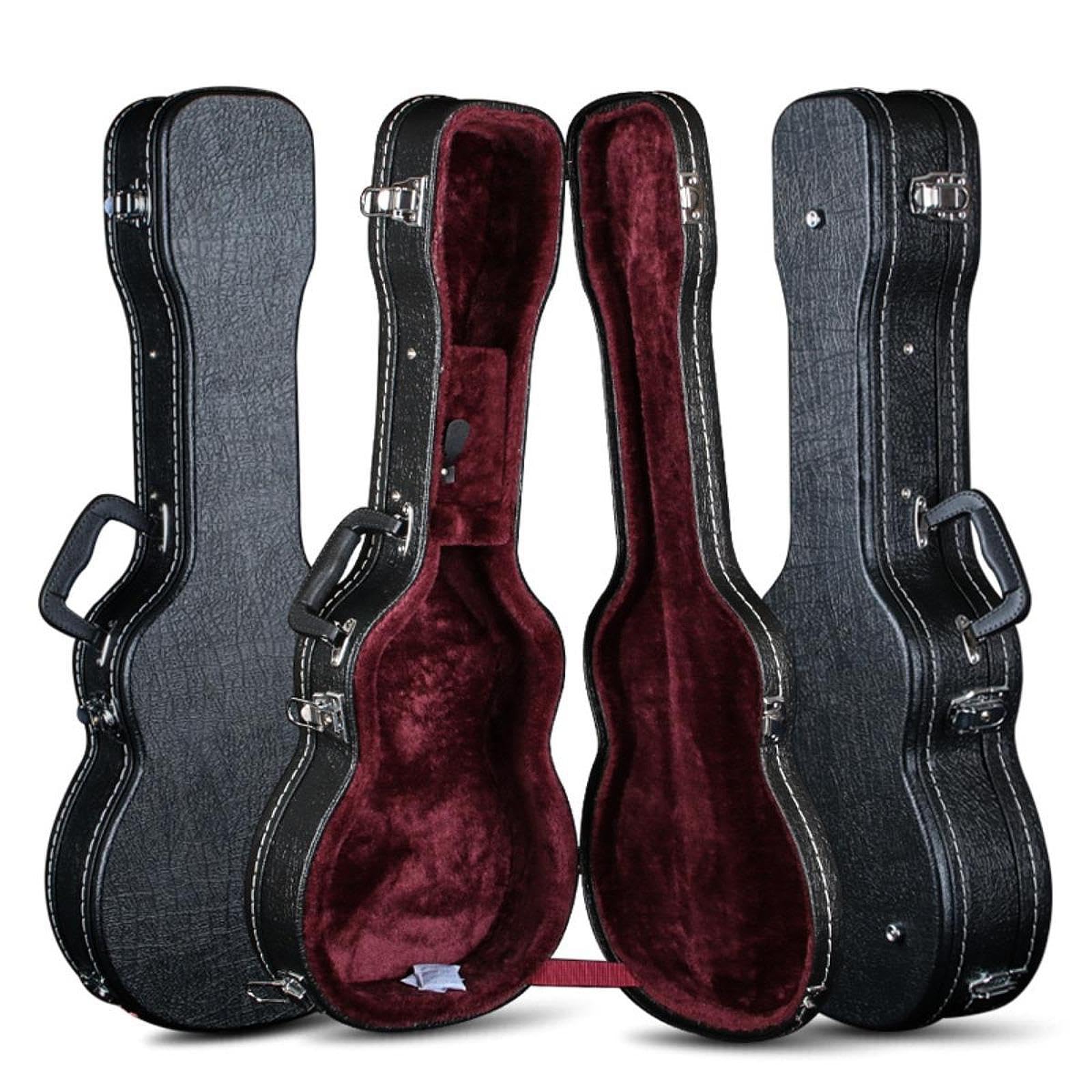 Estuche Rígido para Guitarra Impermeable, Protección Antigolpes para Guitarras Acústicas, Clásicas y Eléctricas