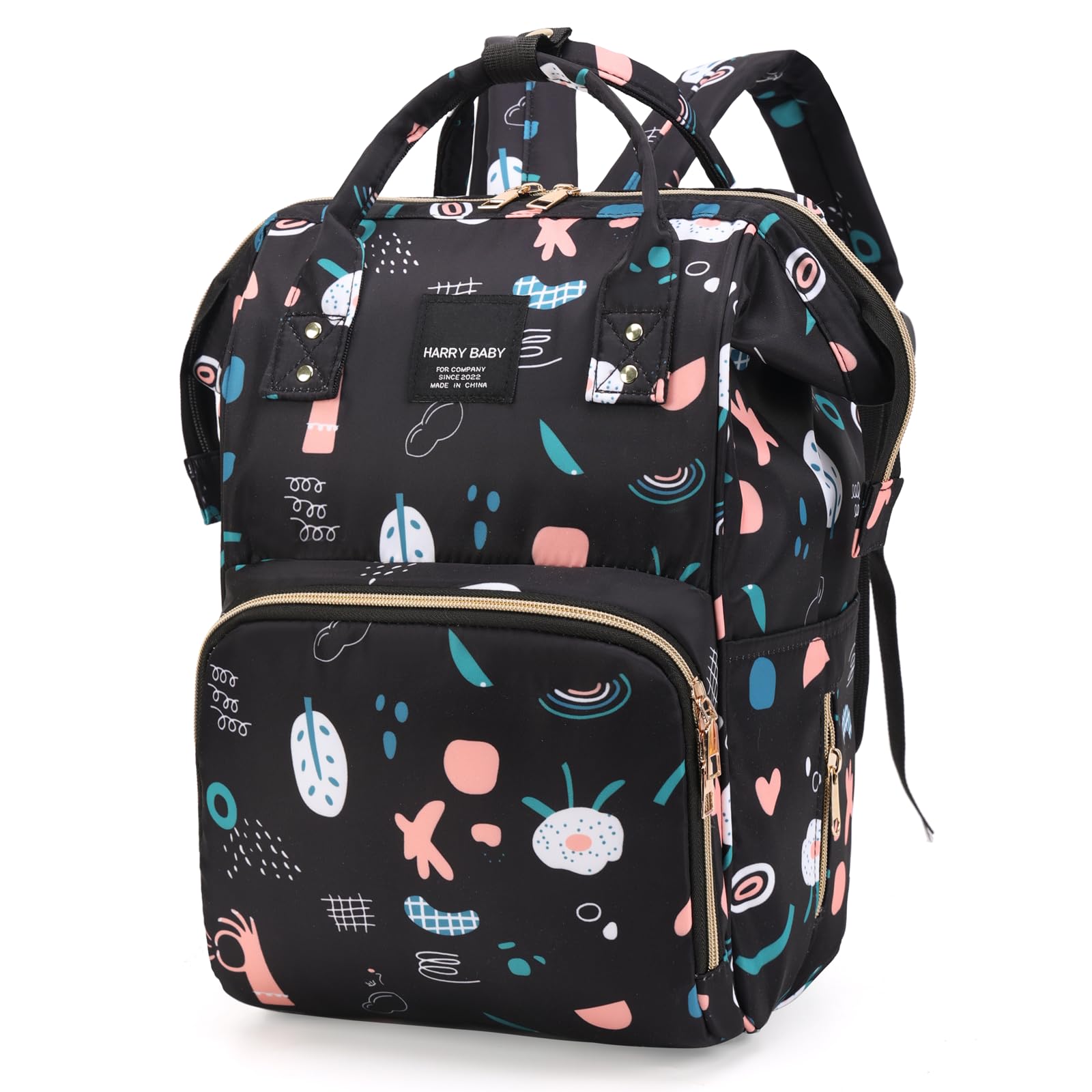 Zaino Fasciatoio Impermeabile SONARIN – Grande Capacità, Con Borsa Per Biberon E Ganci Per Passeggino, Per Mamma E Neonato, Elegante E Pratico