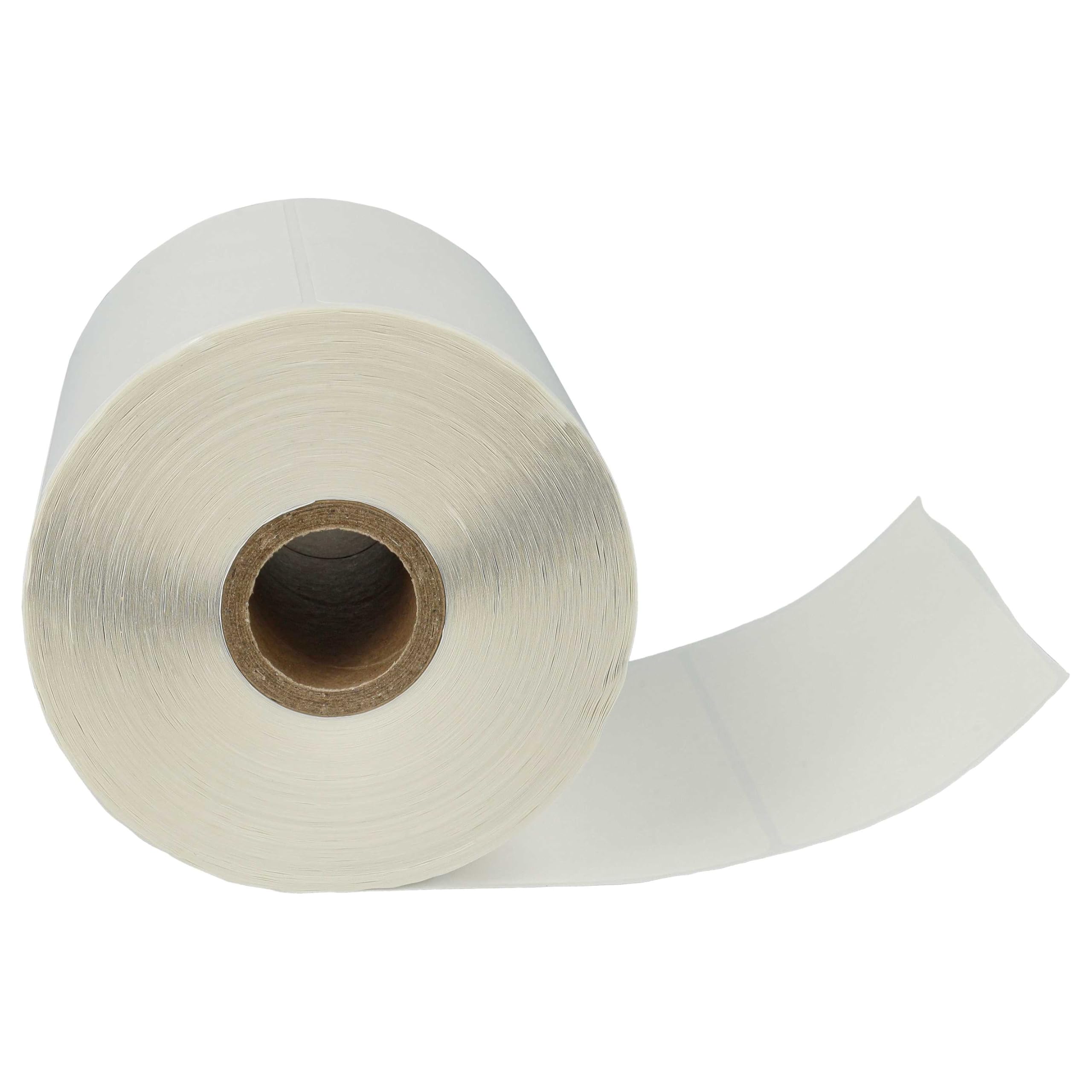 vhbw Rollo de etiquetas 102 mm x 50 mm compatible con Brother TD-4420DN, TD-4520DN, TD-4410D, TD-4550DNWB