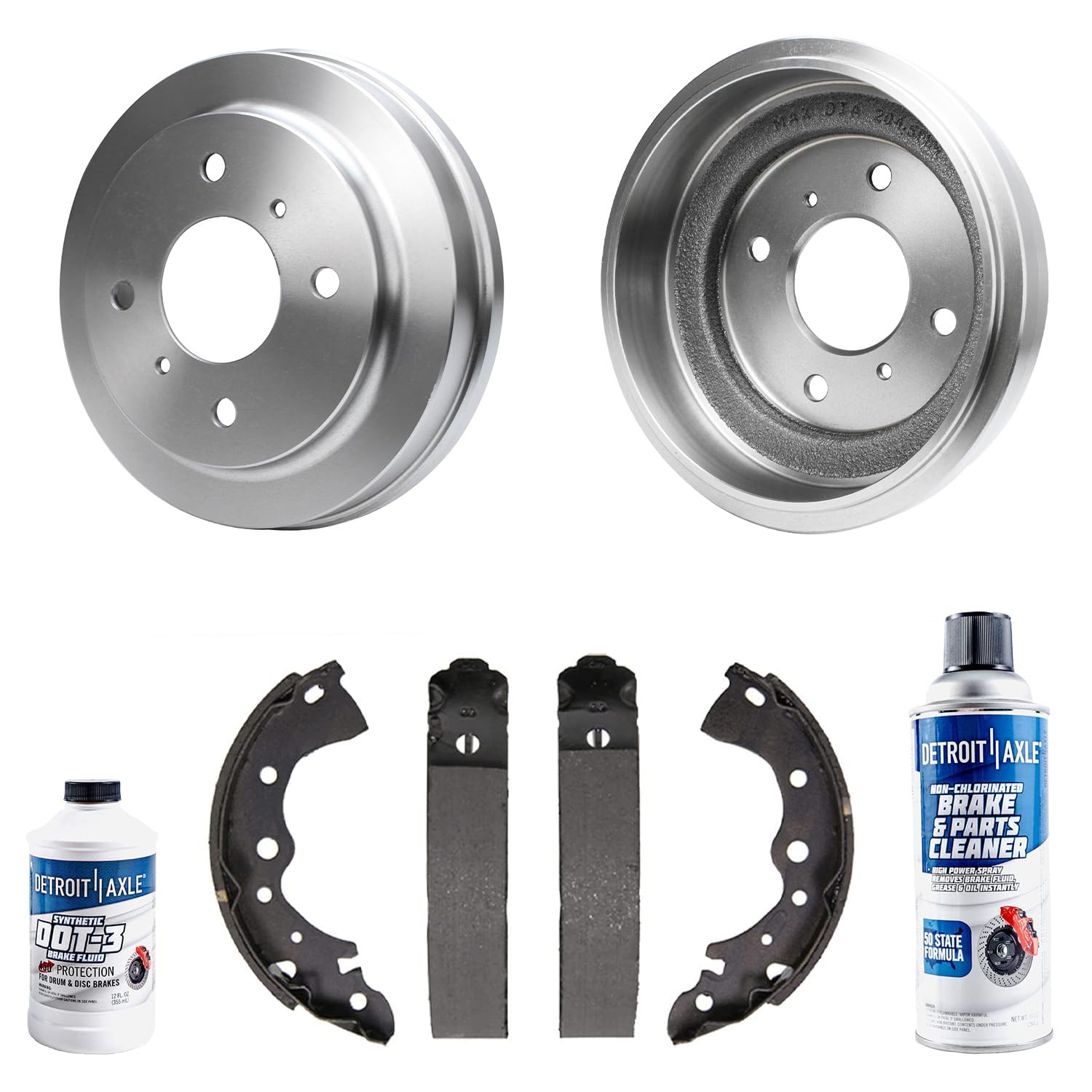 パーツ TNI Feather Brakes Amazon.com: Detroit Axle - REAR Brake Kit for 2001-2006 Nissan