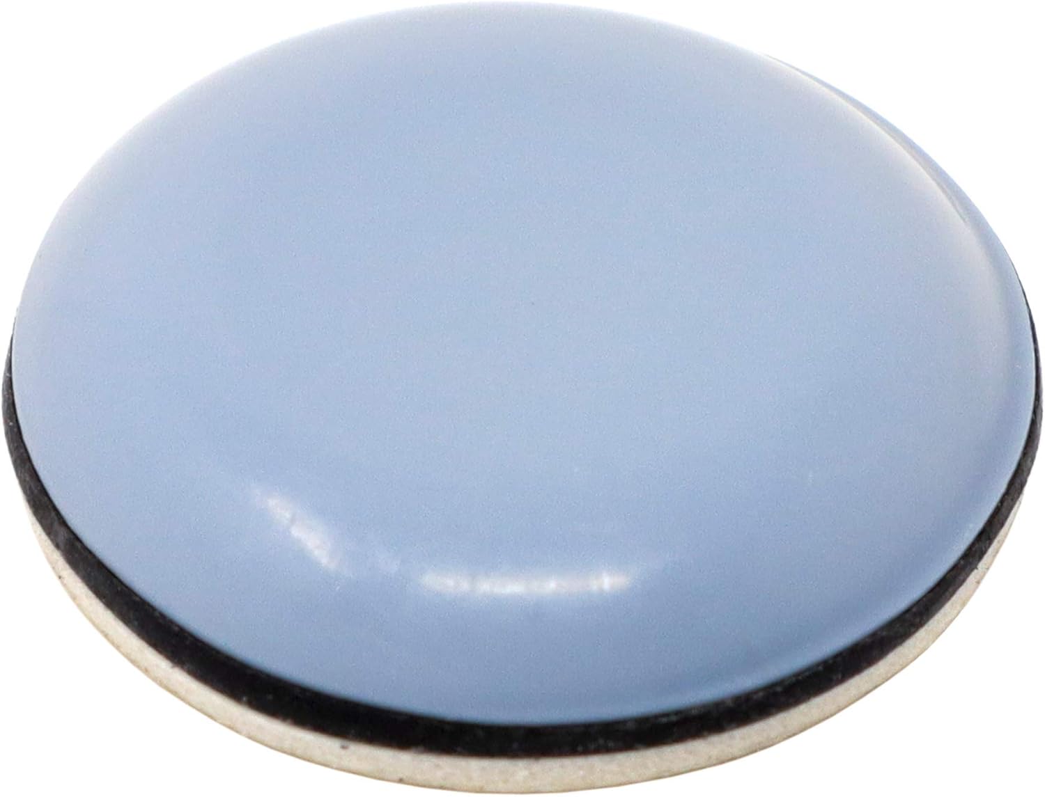 Adsamm® 100 x Self-Adhesive PTFE Furniture Gliders/Grey/Blue/Diameter 25 mm/Round / 5 mm Thick Furniture and Floor Gliders