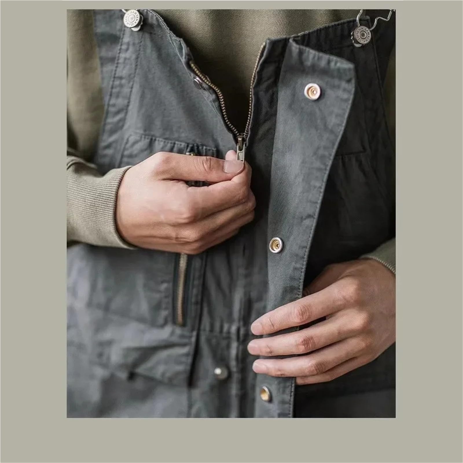 Salopette Uomo Jeans Tuta da Lavoro Multitasche con Tubo Dritto, Pantaloni Uomo Bretelle(Blue,XXXL)