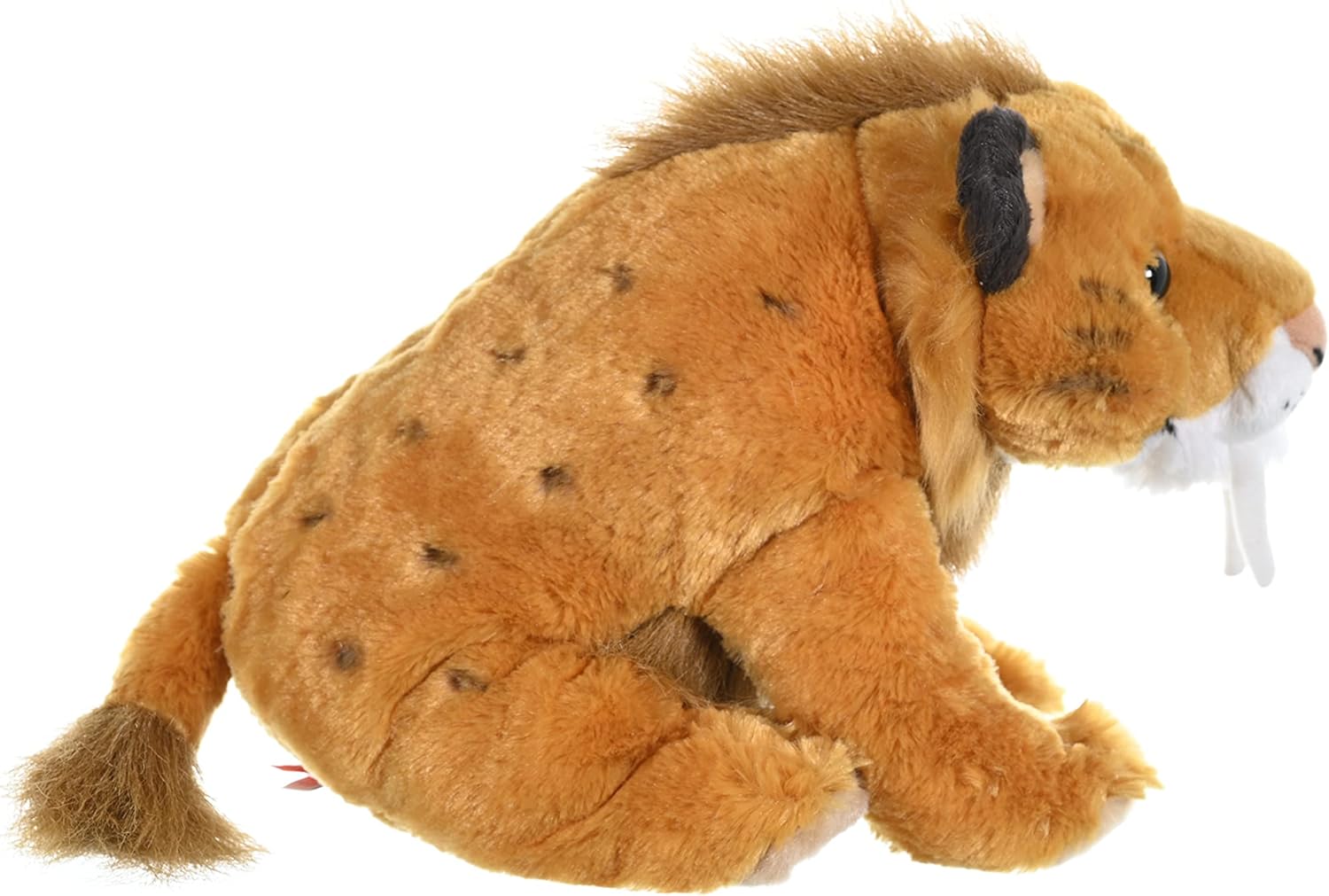 Wild Republic Smilodon Plush, Stuffed Animal, Plush Toy, Gifts for Kids, Cuddlekins 12 Inches , Brown