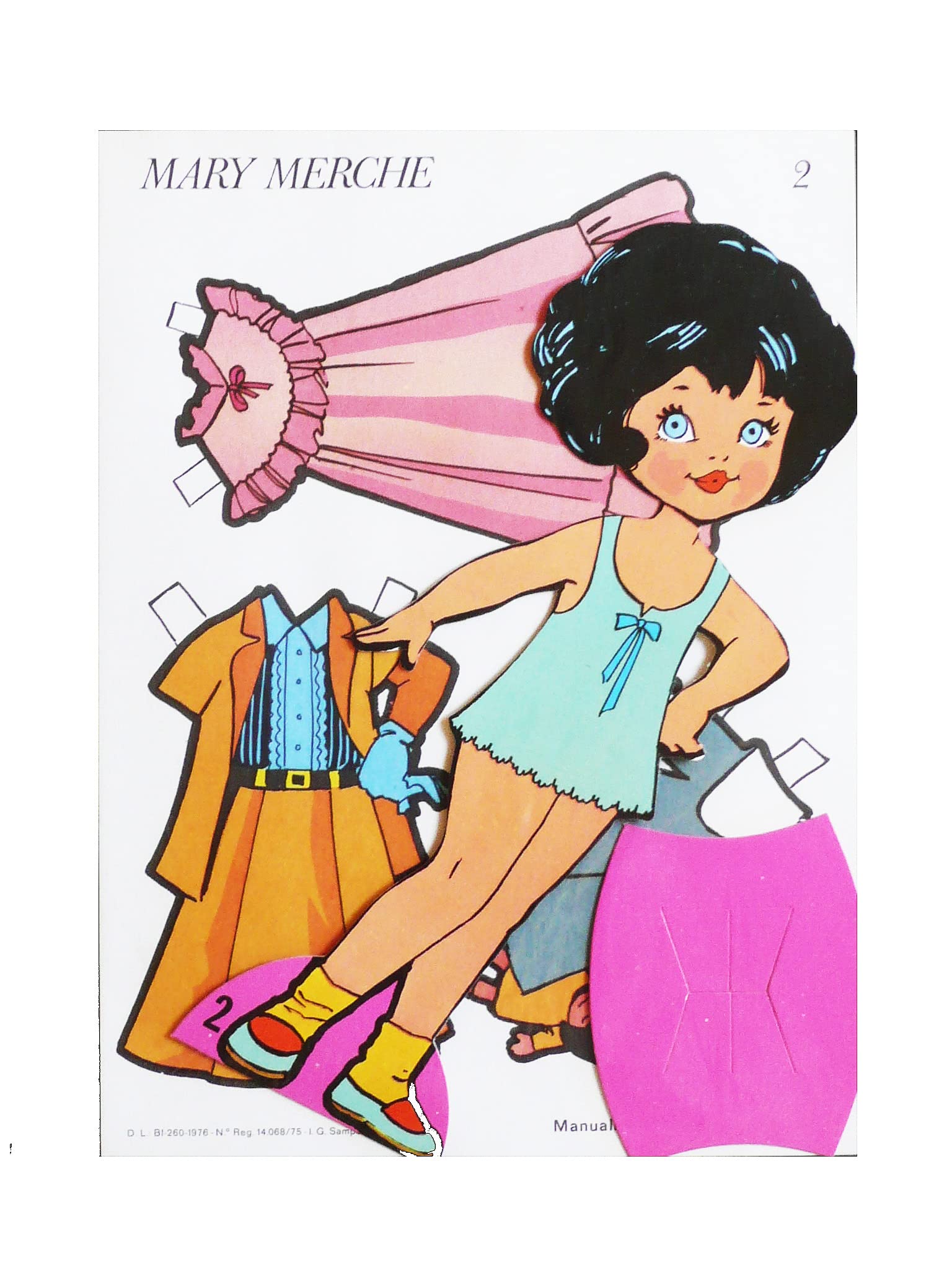 MUÑECAS RECORTABLES. SERIE MARY MERCHE 1 A 8. Completa. IMA. Oferta