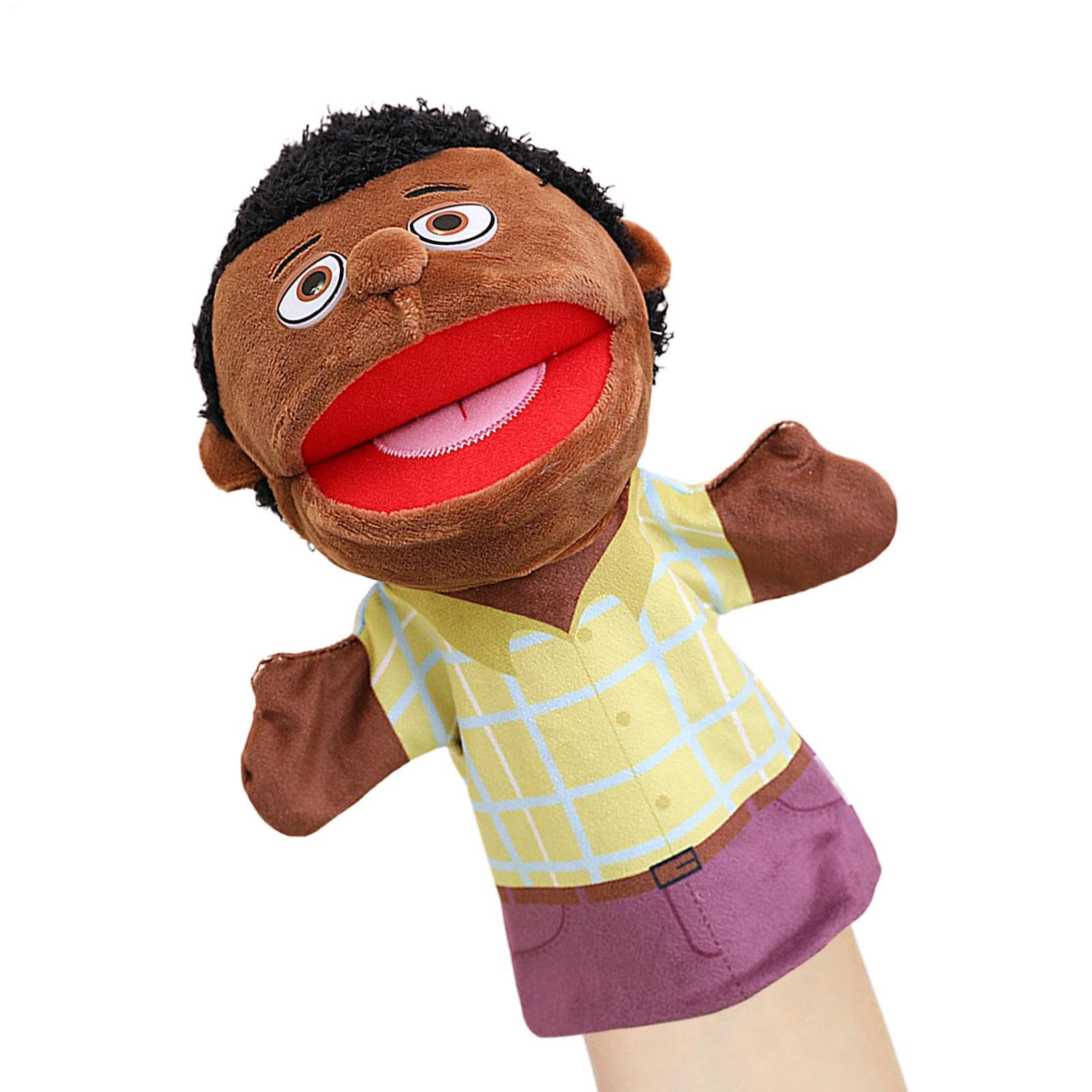 Family Puppets For Kids | Storytelling Plush Puppet | Interactive Theater Shows Puppet, Role-Play Toy Puppets With Movable Mouth For Kids Teens