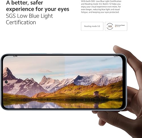 Miniatura 8 de Xiaomi Redmi 12 4G LTE (128 GB + 8 GB) Cámara triple desbloqueada de fábrica global de 6.79 pulgadas de 50 mp (Tmobile Mint Tello Global) + extra