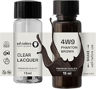 SD COLORS Phantom Brown 4W9 - Pintura para retocar (15 ML), color marrón