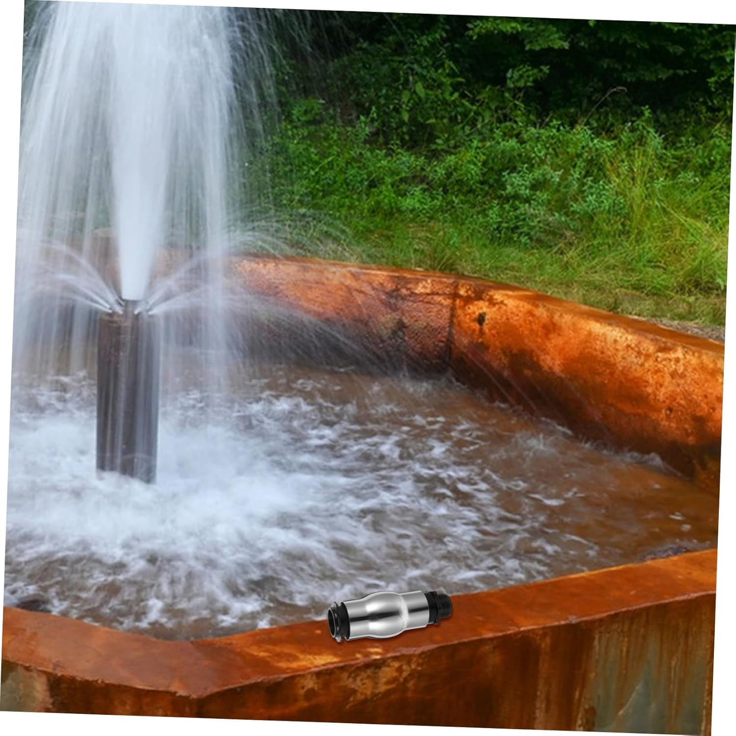 Toyvian Frothy Fountain Nozzle Durable Water Spray Head for Garden Ponds Rockery Fountains and Outdoor Water Features High Efficiency Spray