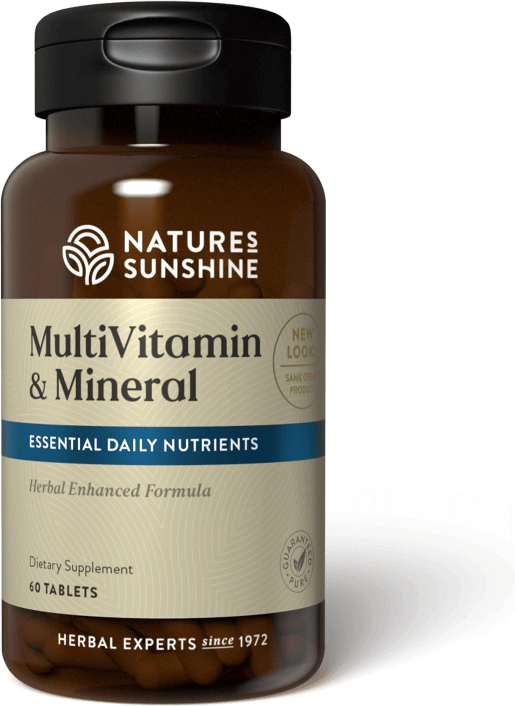 Multiple Vitamins and Minerals, 60 Tablets | Powerful Multivitamin Supplies The Body with 100 Percent of The Daily Value for 17 Essential Vitamins and Minerals