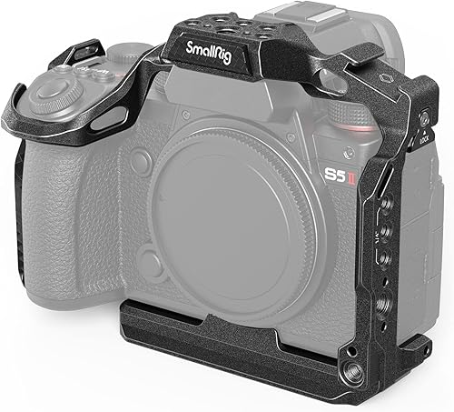 SmallRig Jaula G9 II S5 II S5 IIX para Panasonic LUMIX G9 II / S5 II / S5 IIX con placa de liberación rápida incorporada para Arca-Swiss - 4023