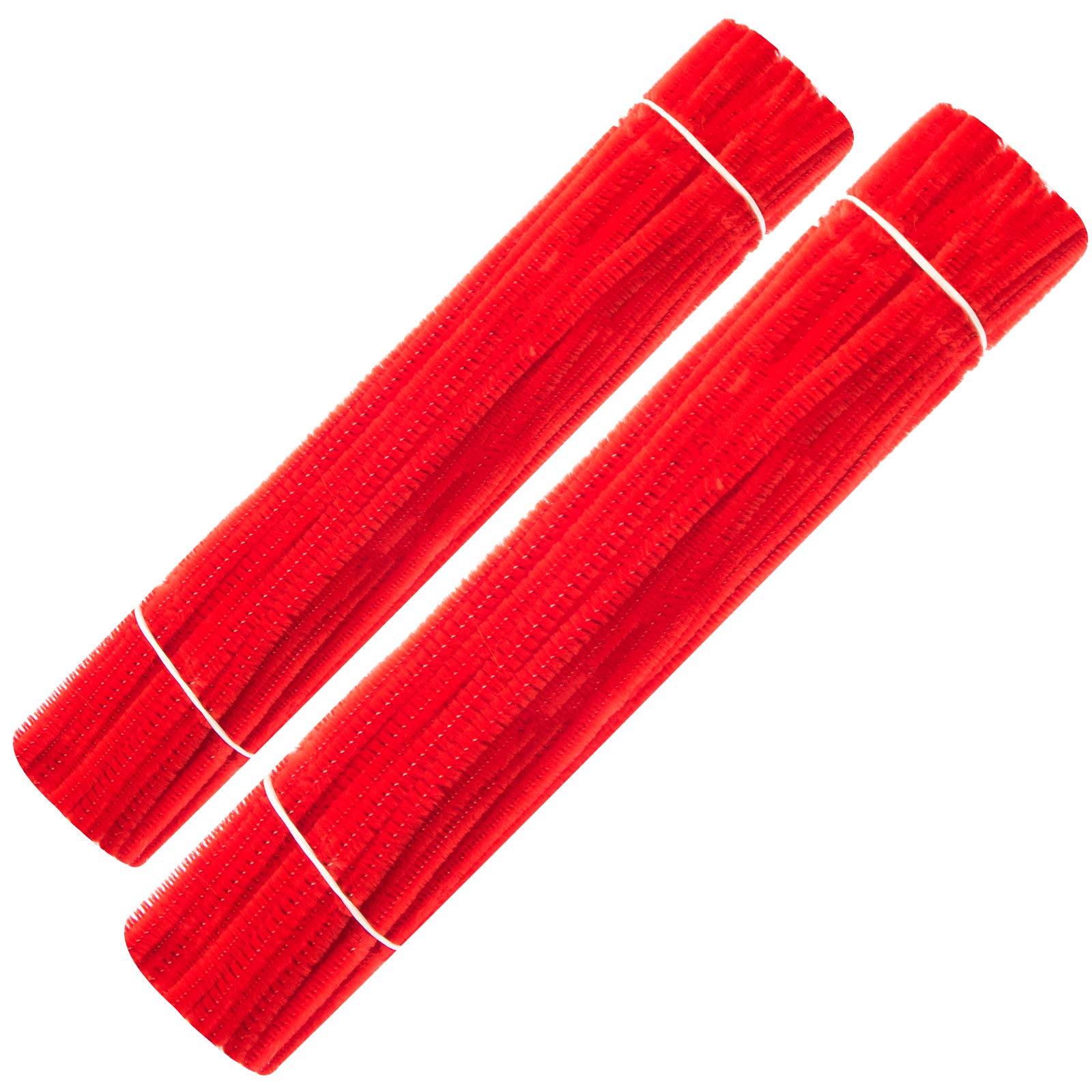 Waycreat 200 Pieces Pipe Cleaners Brown Chenille Stem for DIY Art Craft Decorations (6mm x 12 Inch), E:Brown,200PCS