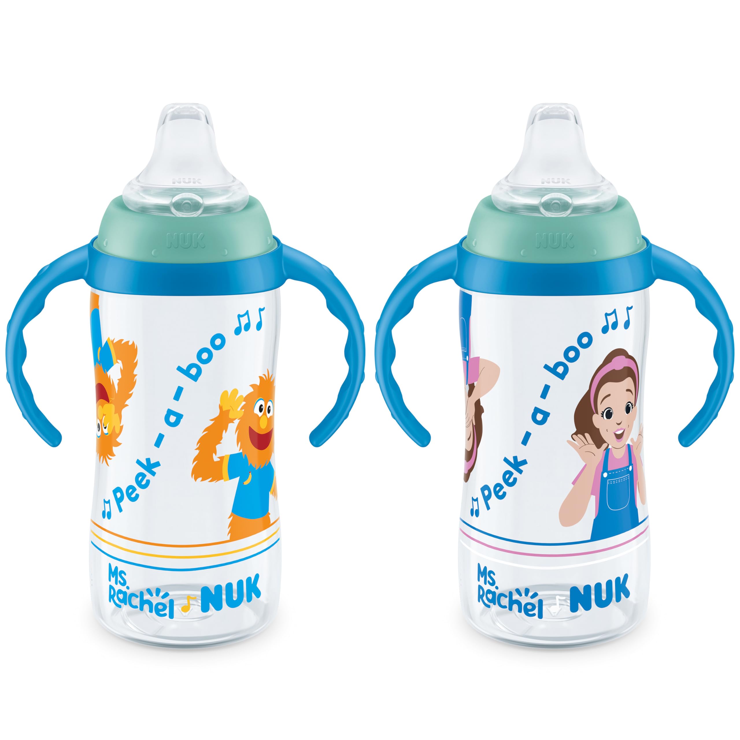 NUK Learner Cup, Ms. Rachel, 10 oz (300 mL), 8+ Months, 2 Pack
