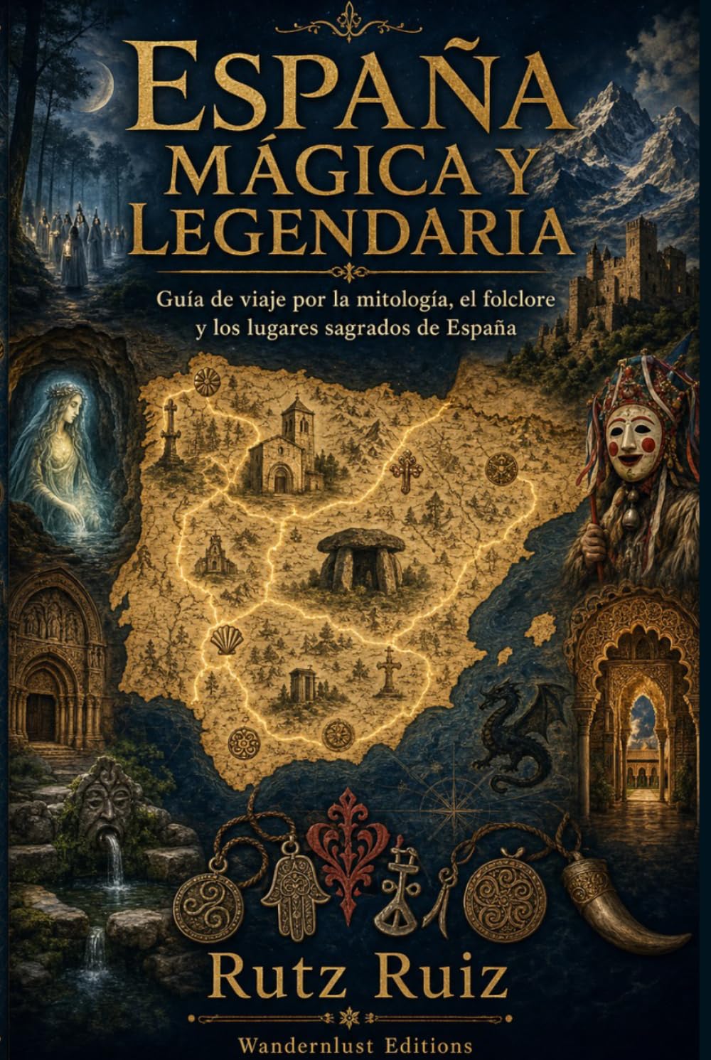 España mágica y legendaria: Guía de viaje por la mitología, el folclore y los lugares sagrados de España (Misterios, mitos y leyendas del mundo)