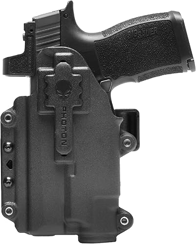 Miniatura 11 de Funda Alien Gear Photon - IWB o OWB, Mano Derecha o Izquierda, Lista para Ópticas, Opciones de Luz Compacta o Sin Luz - Múltiples Ajustes Disponibles