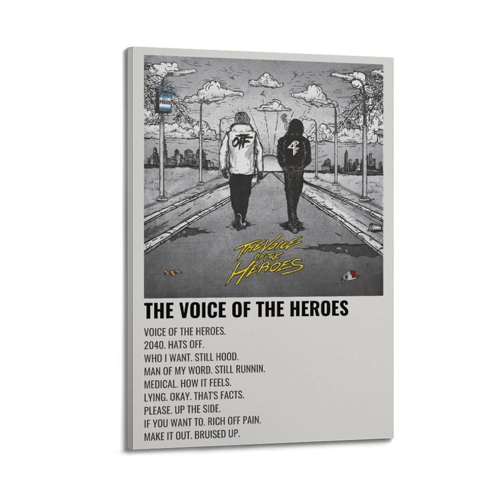 Lil Baby Lil Durk The Voice Of The Heroes Print Album Cover Signed