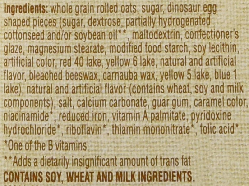 Quaker Instant Oatmeal Dinosaur Eggs