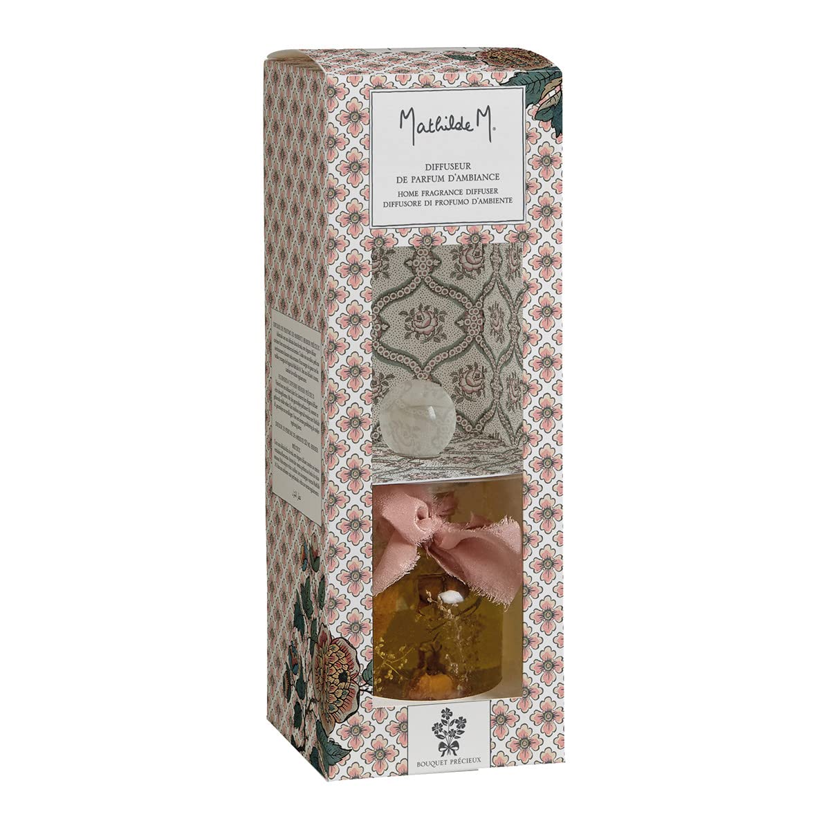 Mathilde M Duftdiffusor Mit Getrockneten Blüten – 120 Ml, Jasmin & Tuberose