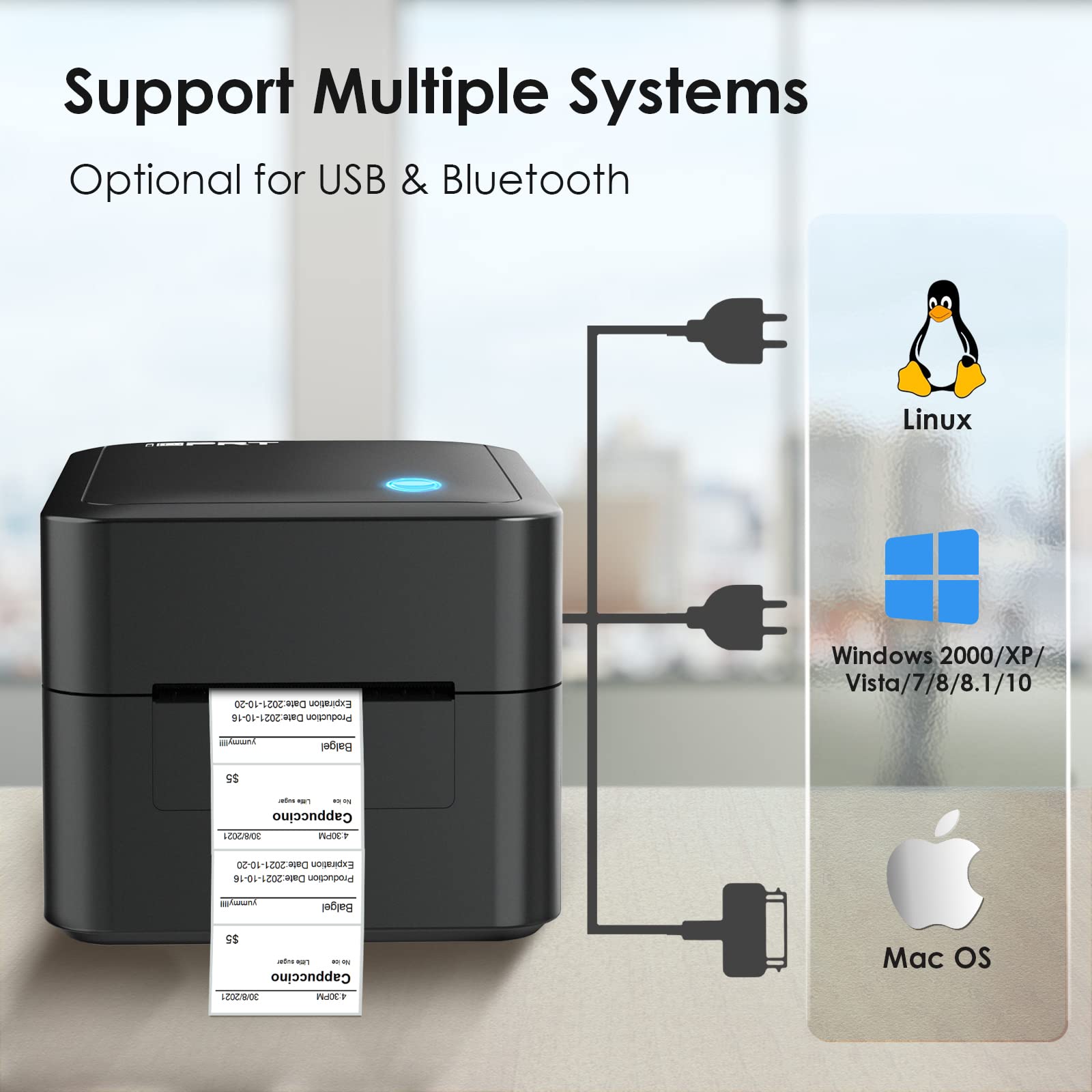 Buy iDPRT Bluetooth Label Printer 2022 UltraFast Thermal Label