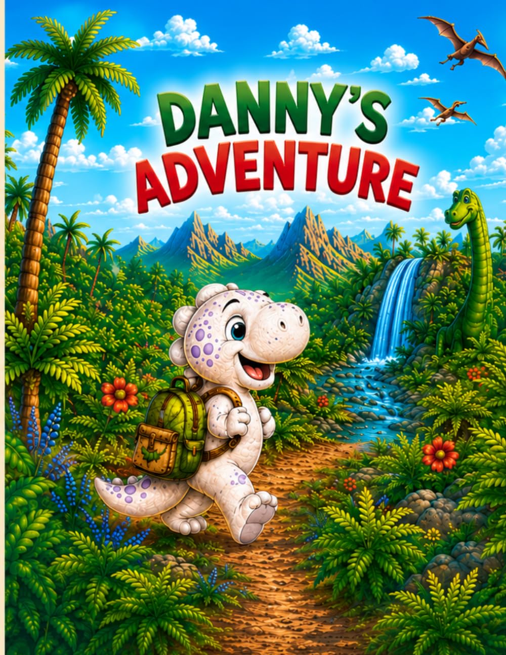 Danny´s Adventure Dinosaur Coloring Book: Fun & Easy Dinosaur Coloring Pages for Kids