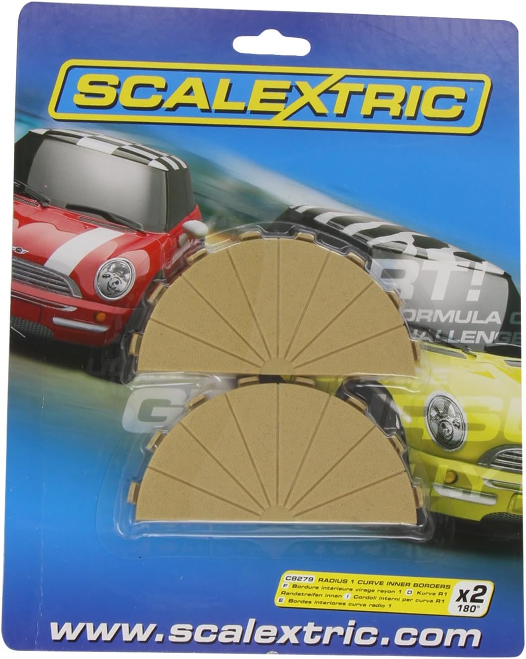 ScalextricScalextric C8279 Radius 1 Border Cut to Size 22.5 degree 1:32 Scale Accessory