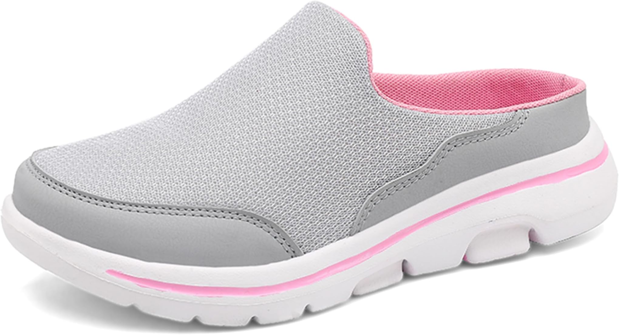 Slip On Mules & Clogs for Womens Mens Light Open Back Shoes Comfort Walking Shoes Breathable Slippers Closed Toe Slides