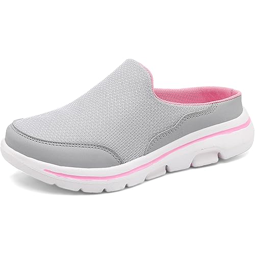 Slip On Mules & Clogs for Womens Mens Light Open Back Shoes Comfort Walking Shoes Breathable Slippers Closed Toe Slides
