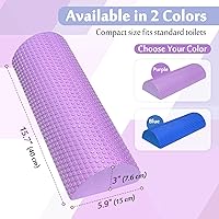 Vista 5 de AOSSA BBL - Almohada elevadora de inodoro, cojín de asiento de inodoro para recuperación brasileña de levantamiento de glúteos, almohadas elevadoras