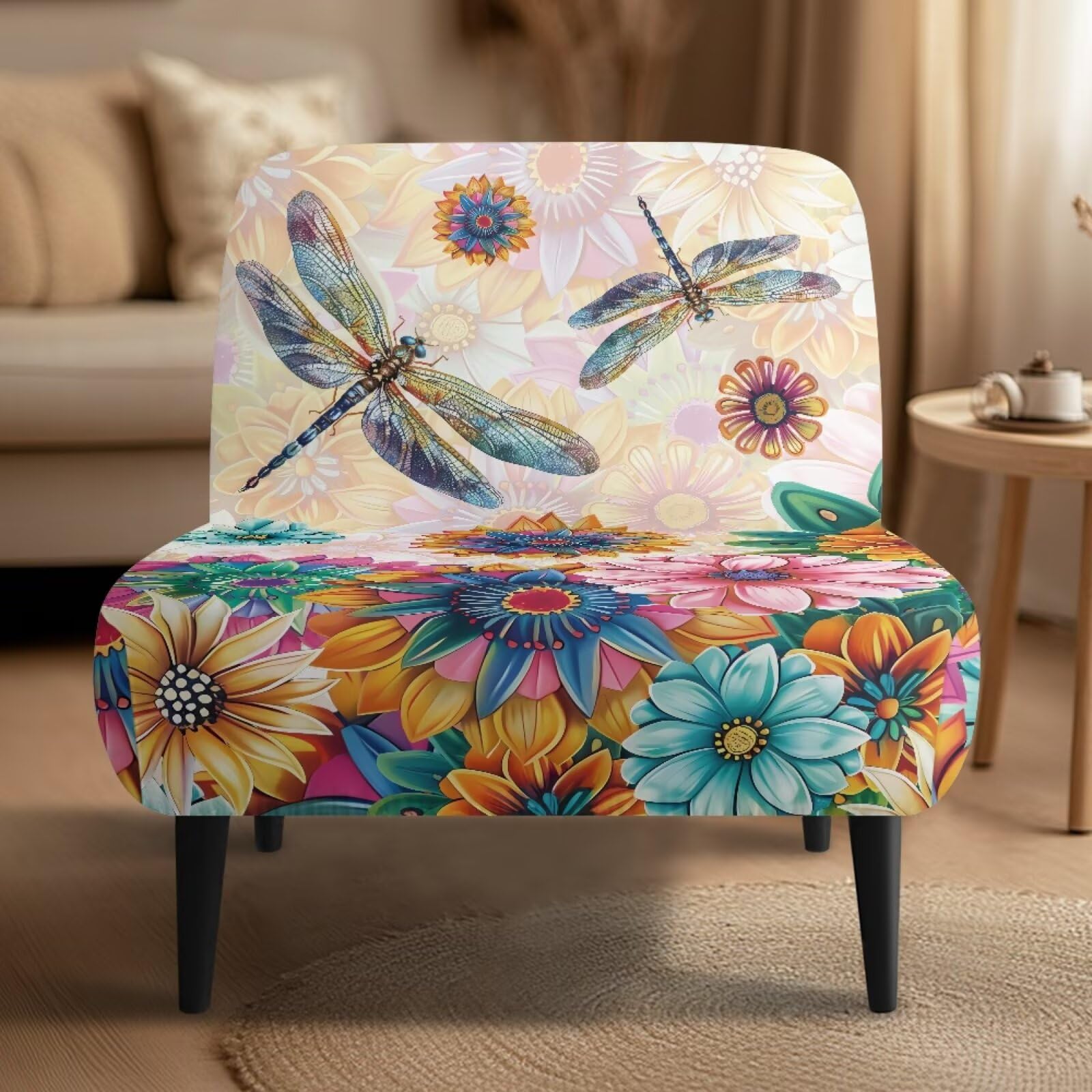 Amazon.com: Xorudoydet Boho Mandala Floral Dragonfly Print Accent