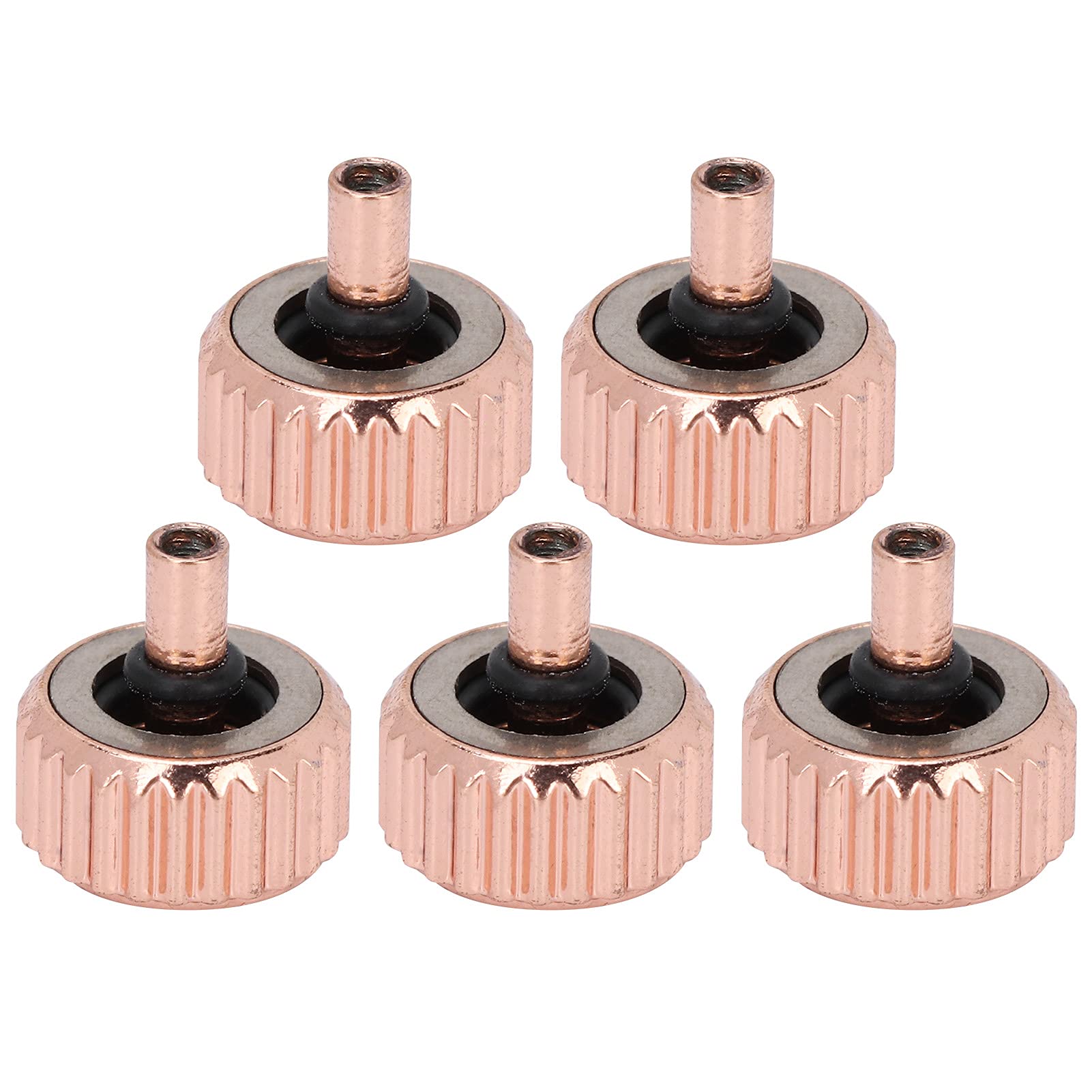 Horloge Reparatie Tools, Gediversifieerde Grootte Rose Goud Lange 7 Stks Legering Horloge Kroon Vervanging Voor DIY Craft Voor Reparateur voor Horloge Reparatie