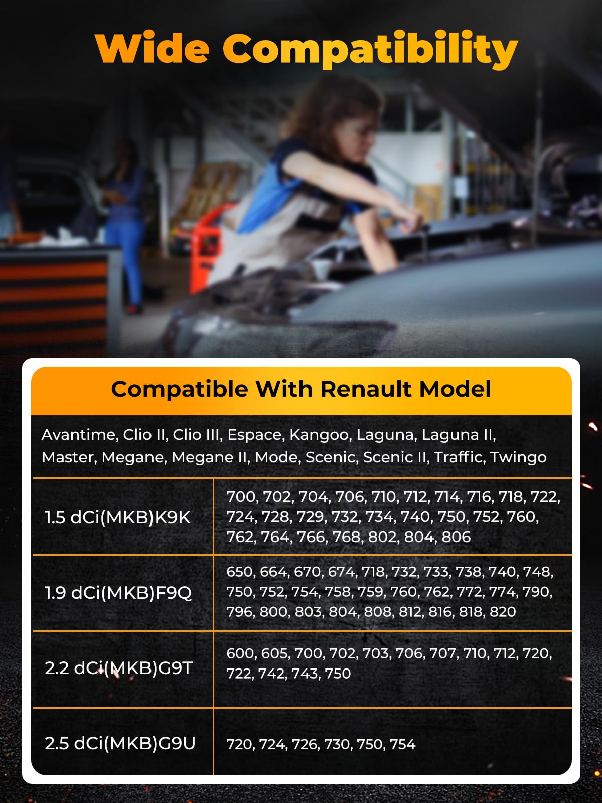 Motor Einstellwerkzeug, Zahnriemen Werkzeug Kompatibel mit Renault, Nissan, Opel Diesel 1,5, 1,9, 2,2, 2,5 DCI
