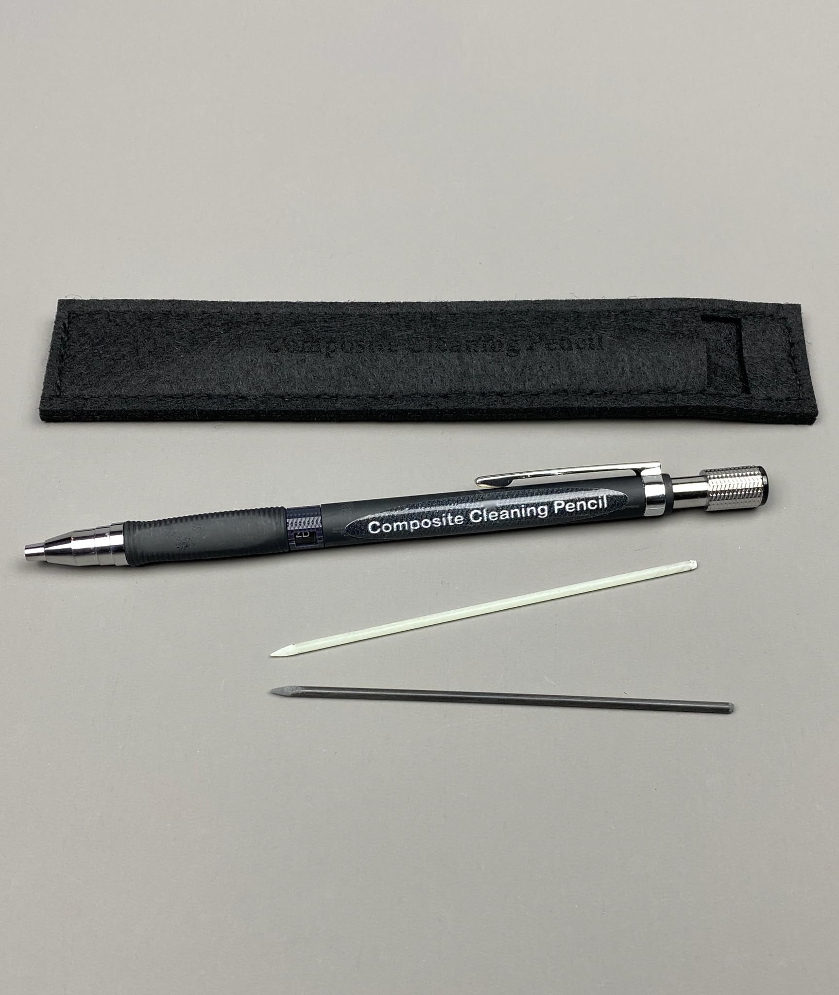 Composite Cleaning Pencil - Precision Tool for Detail Cleaning & Encrustation Removal, Black
