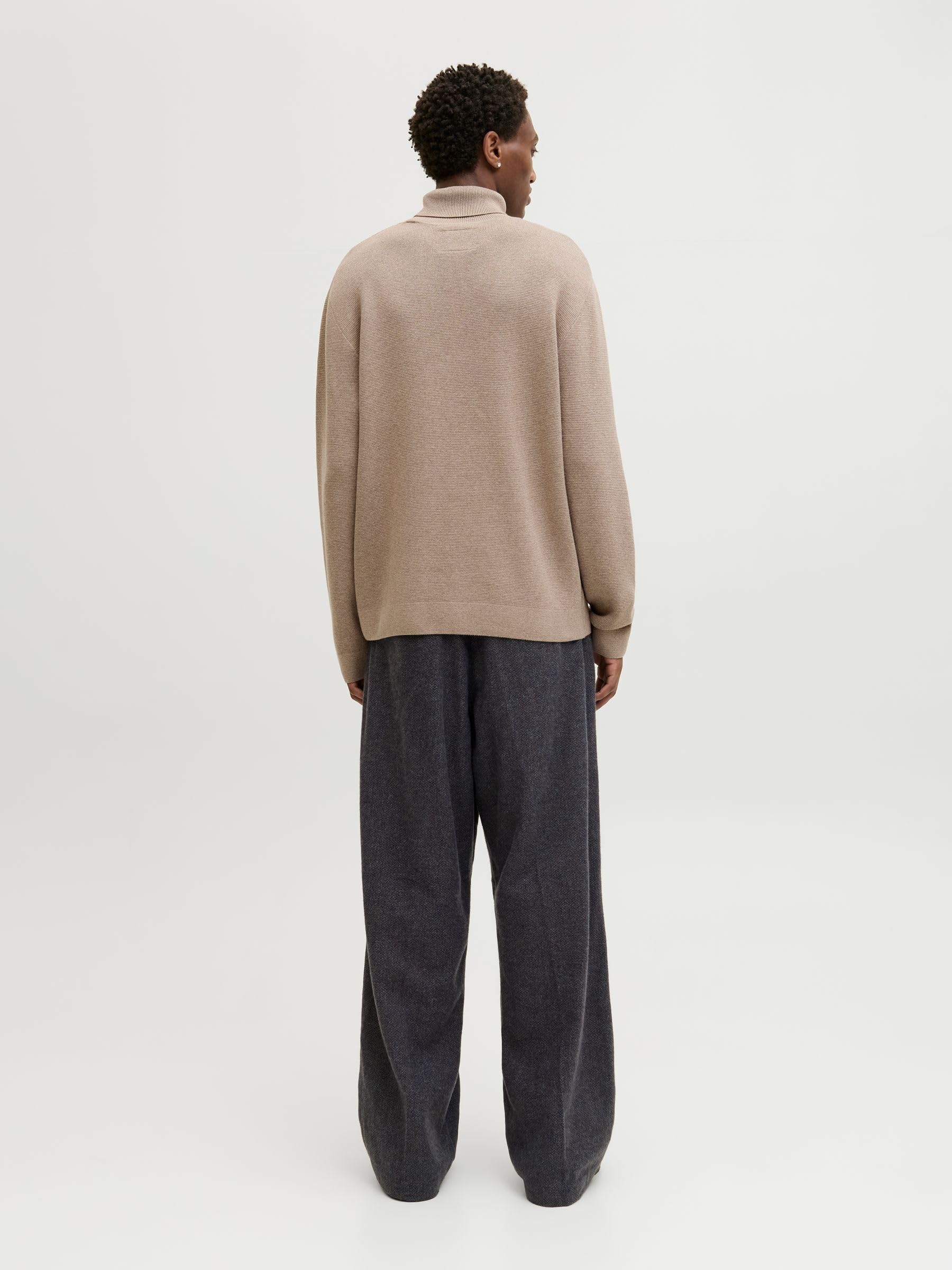 JACK & JONES Jprblamilano Stitch Knit Roll Neck Jprblamilano Stitch Knit Roll Neck Hombre (Pack de 1)
