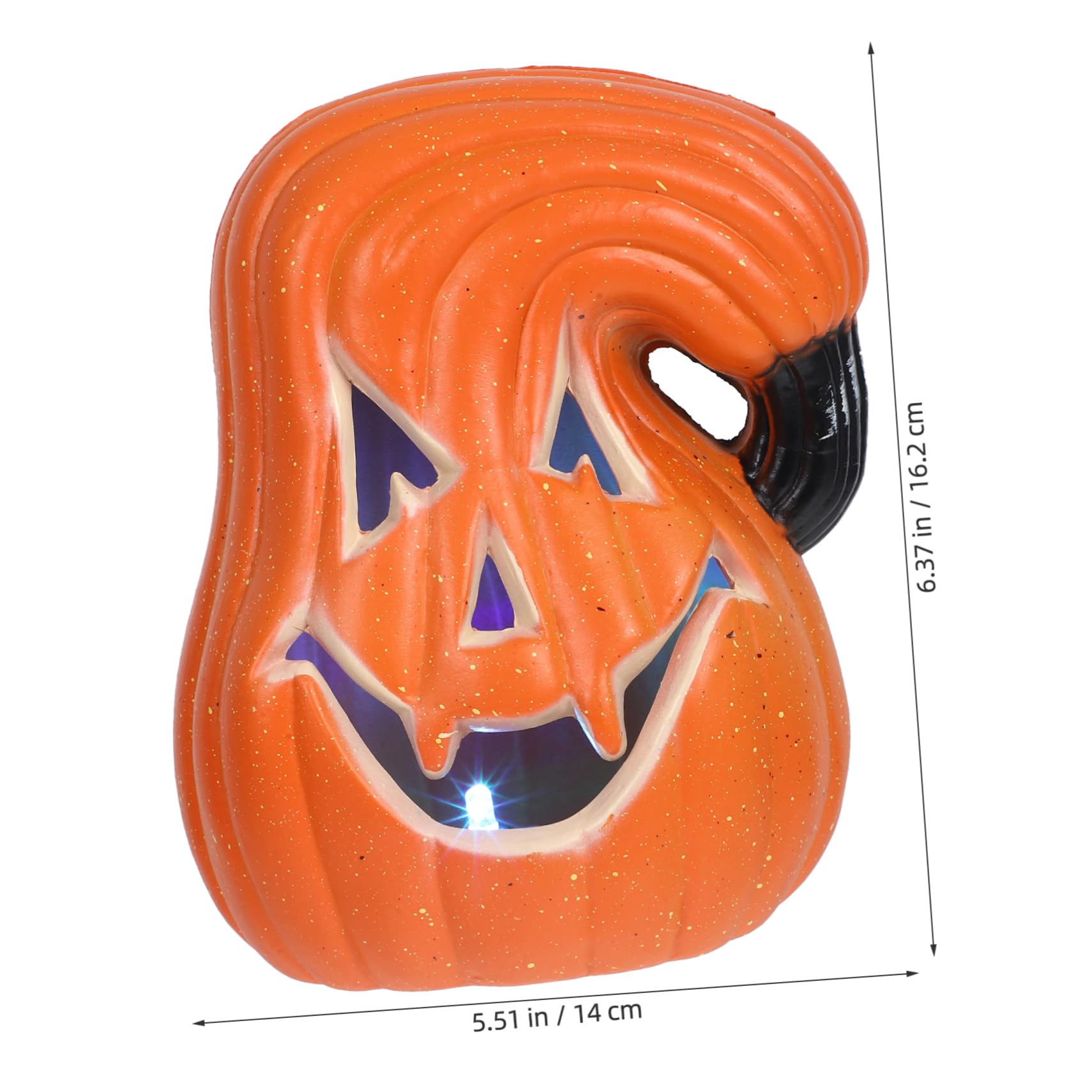 SUPVOX Halloween Pumpkin Lantern Decorations with LED Light Intricate Hollow Design Versatile Indoor Outdoor Use Festive Home Decor for Halloween