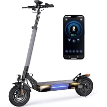 Electric Scooter, 21-25 Miles Range, 22-28 MPH Top Speed Electric Scooter for Adults, 500-750W Powerful Motor, 10"/9.3" Pneumatic Tires, Foldable Scooter for Commuting, Outdoo