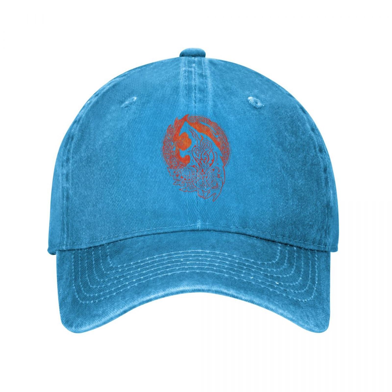 Casquette baseball Viking Wolf hommes bonnet réglable été mythologie nordique