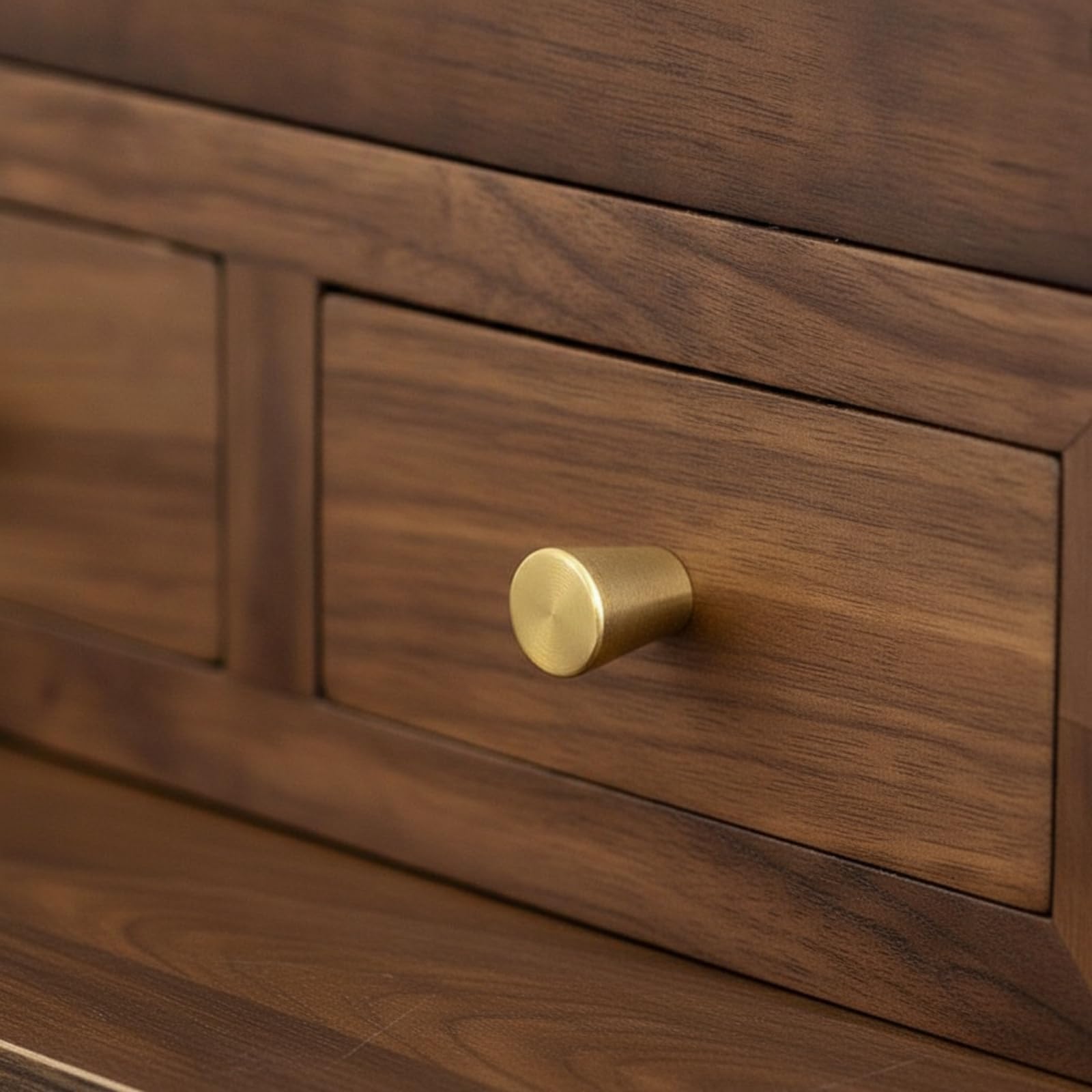 Armario de Cosméticos Organizador Caja Tocador Cajón Madera Latón con Compartimentos y Diseño Compacto Adecuado para Dormitorio Tocador Oficina