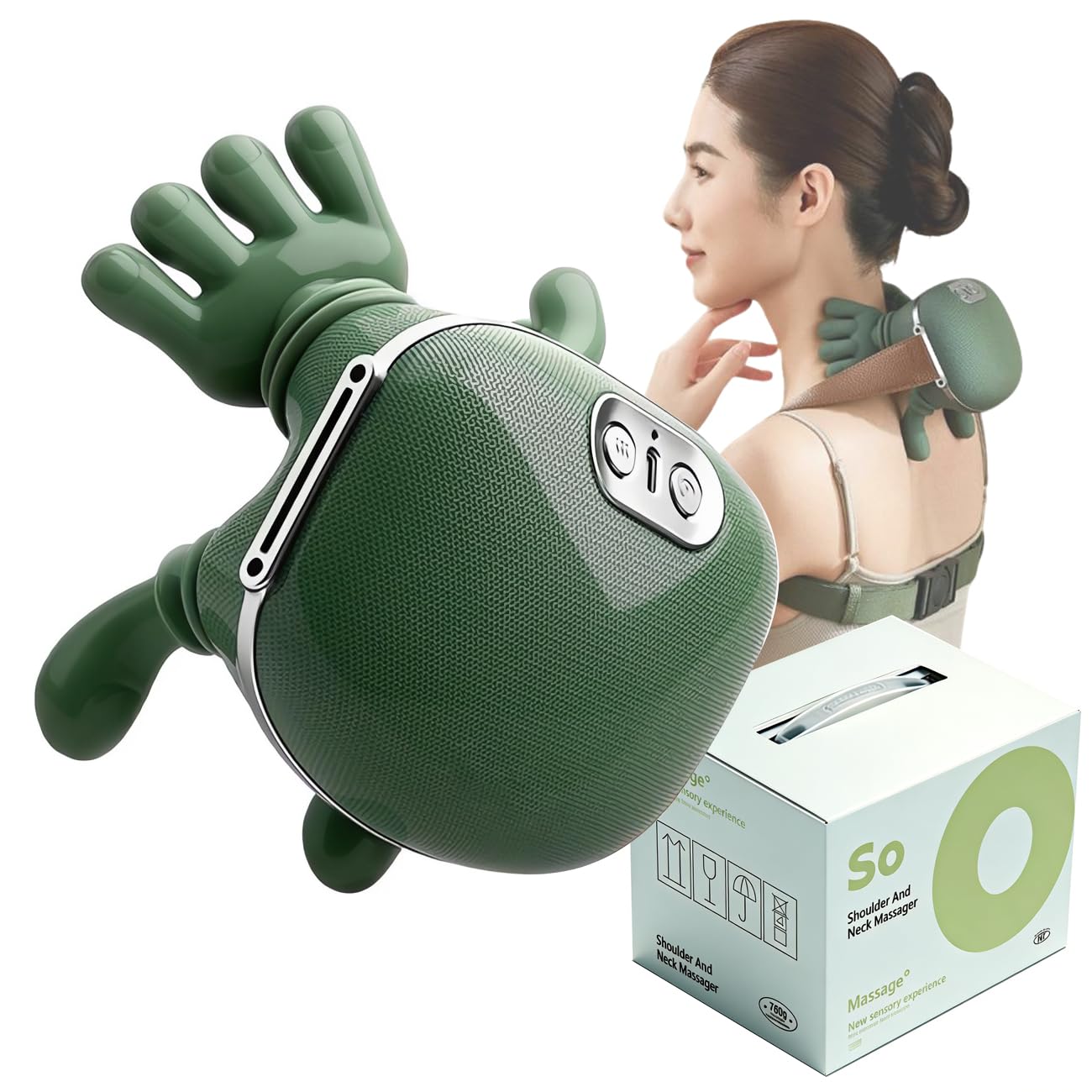 Amazon.com: Neck Massager with Heat for Pain Relief deep Tissue